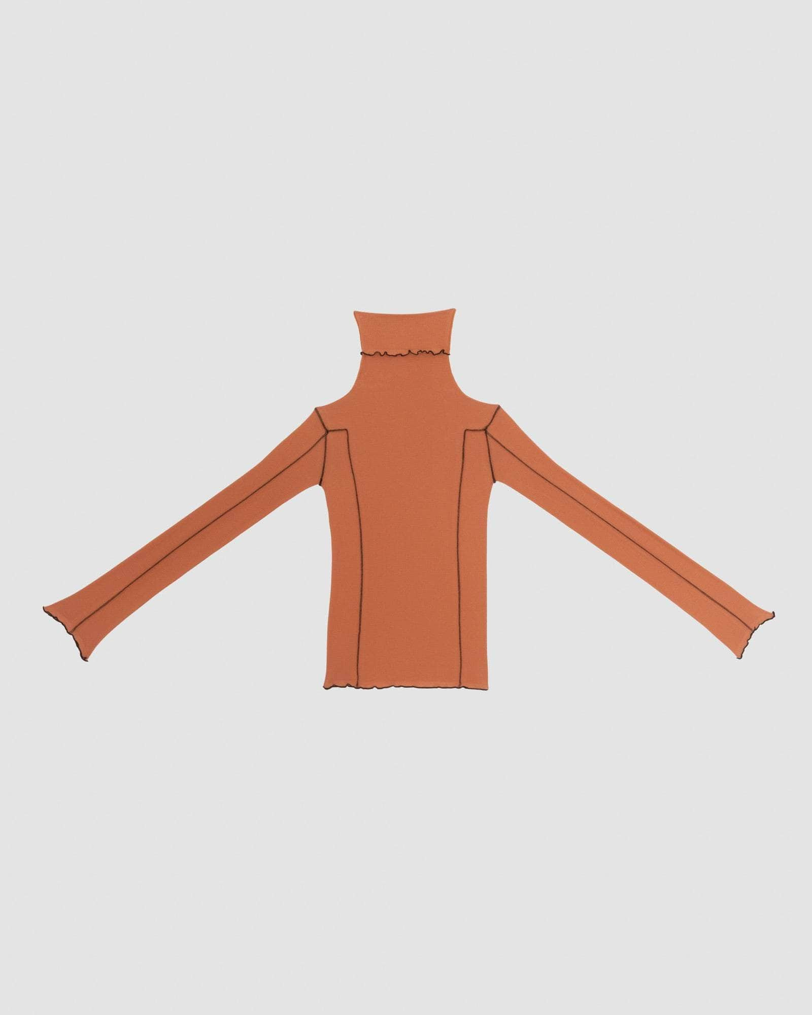 Omato Turtleneck - Fine Organic Cotton Rib - 4