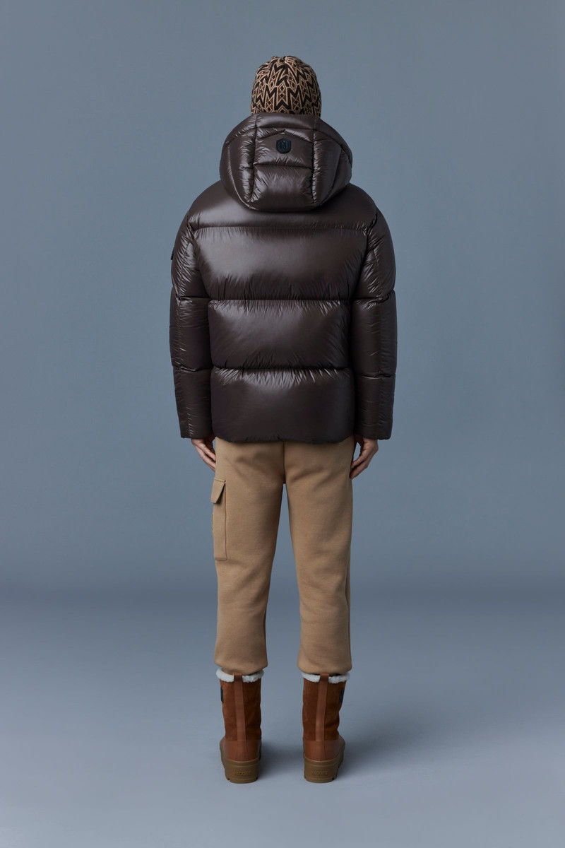 KENT-Z lustrous down jacket with hood 4