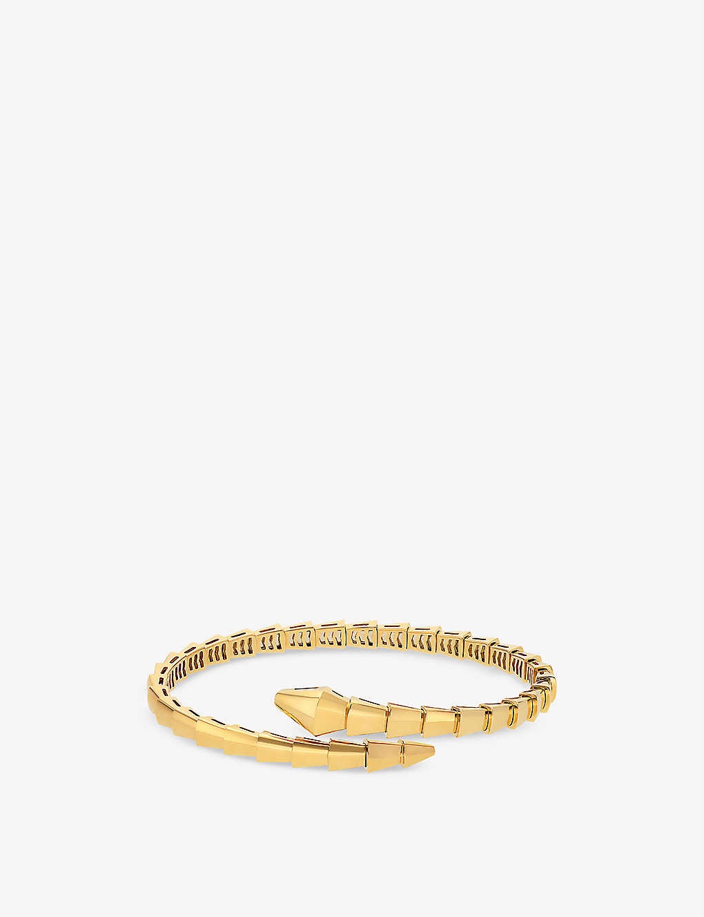 Serpenti Viper 18ct yellow-gold bangle bracelet - 1