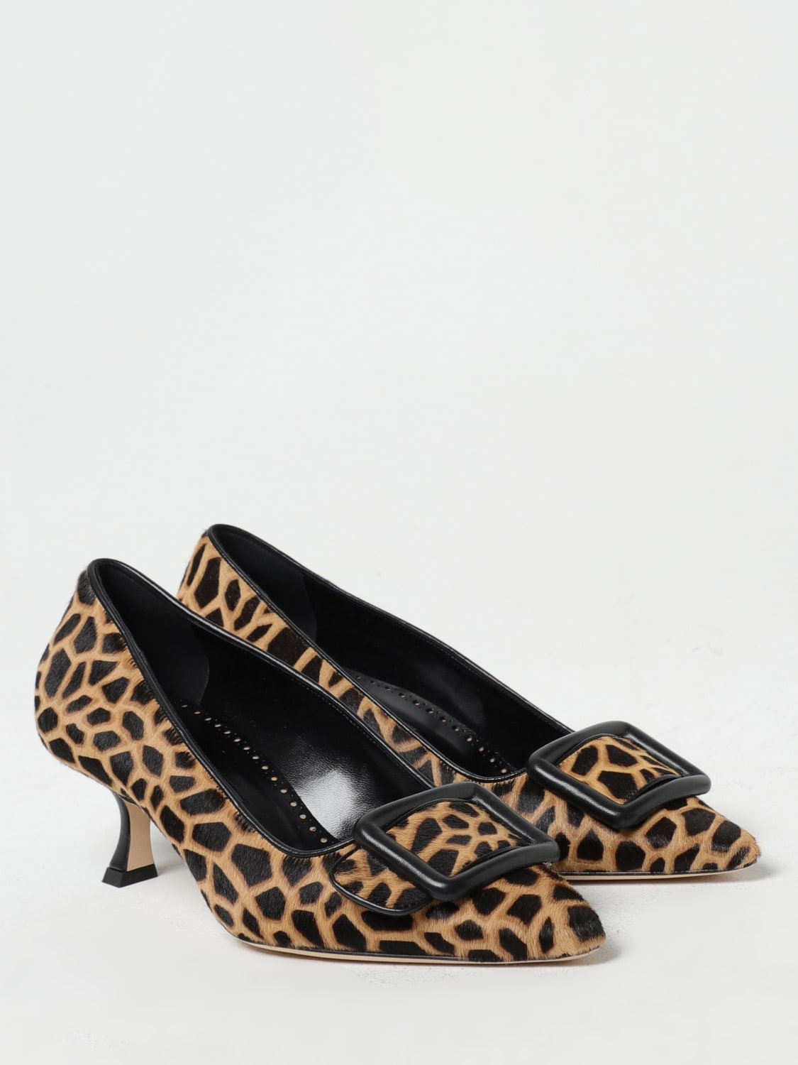 Manolo Blahnik Maysale pumps in animal print pony leather - 2