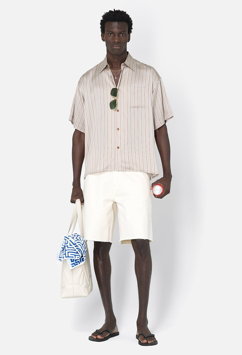 John Elliott BRUSHED SILK BUTTON UP outlook