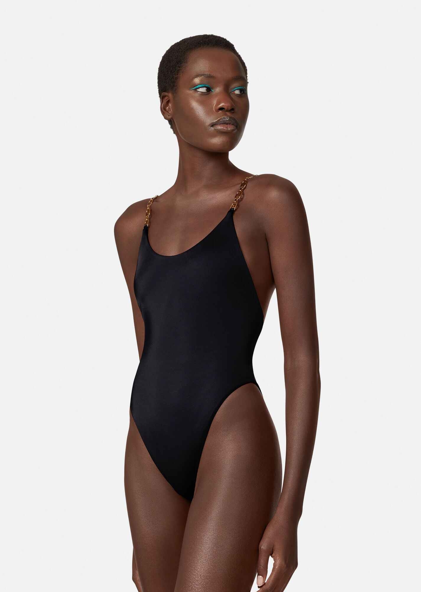 Greca Chain One-Piece Swimsuit - 2