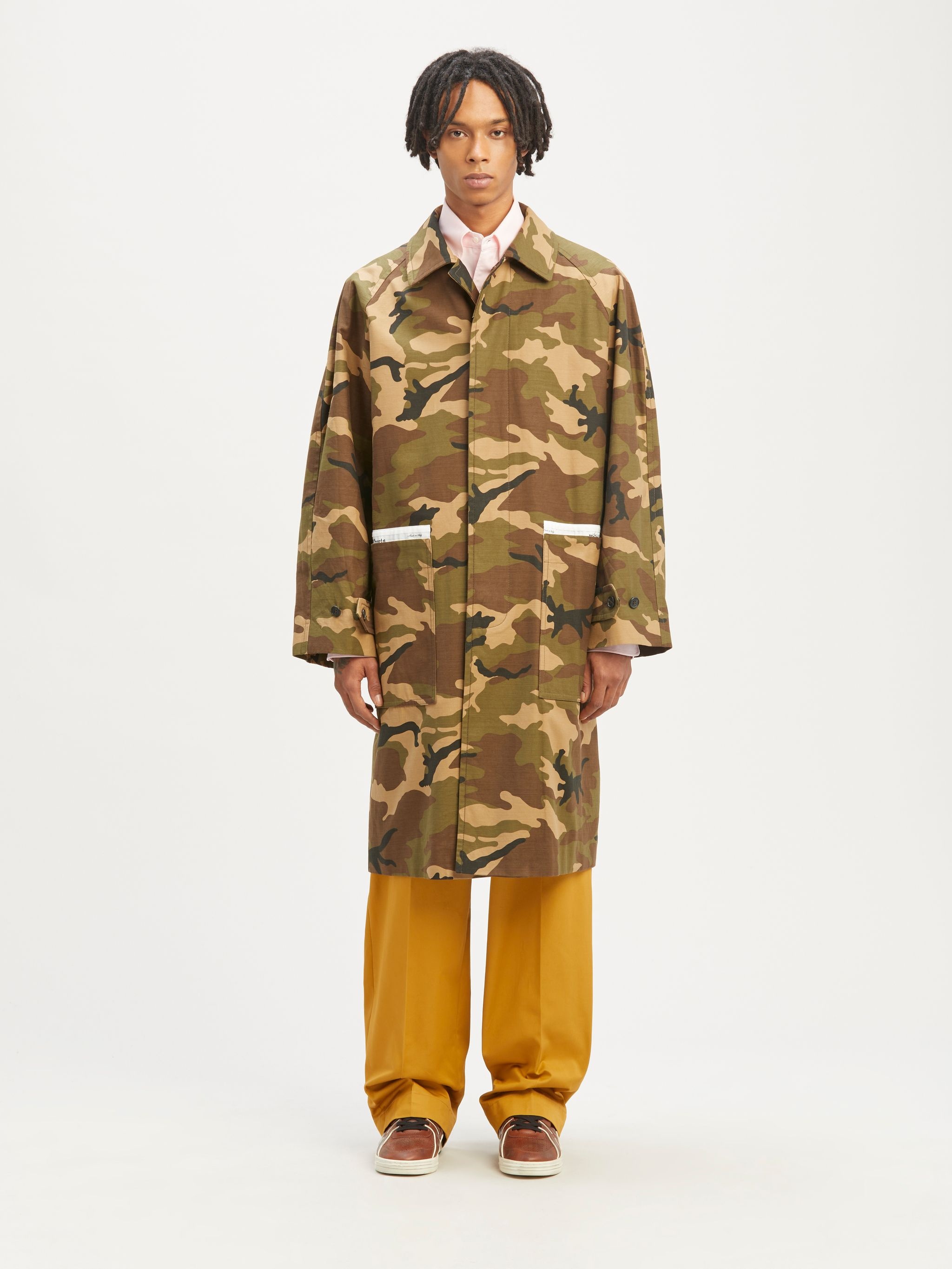 Sartorial Tape Camo Coat - 3