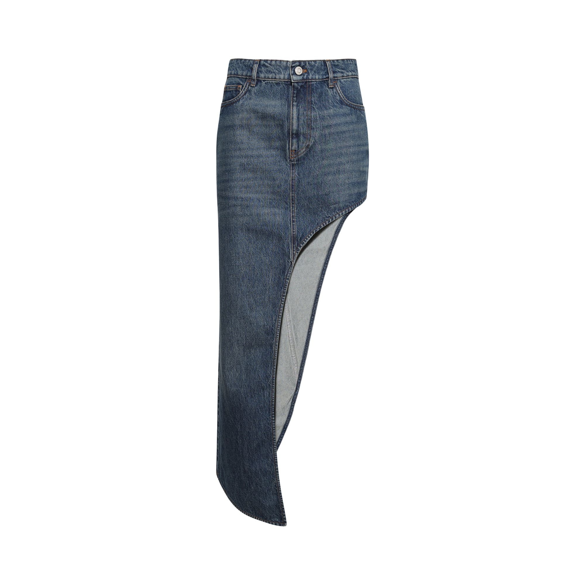 Coperni One-Leg Denim Skirt 'Blue' - 1
