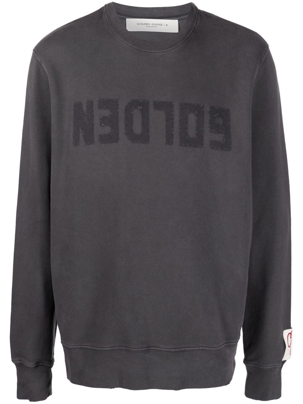 logo-print long-sleeve sweatshirt - 1