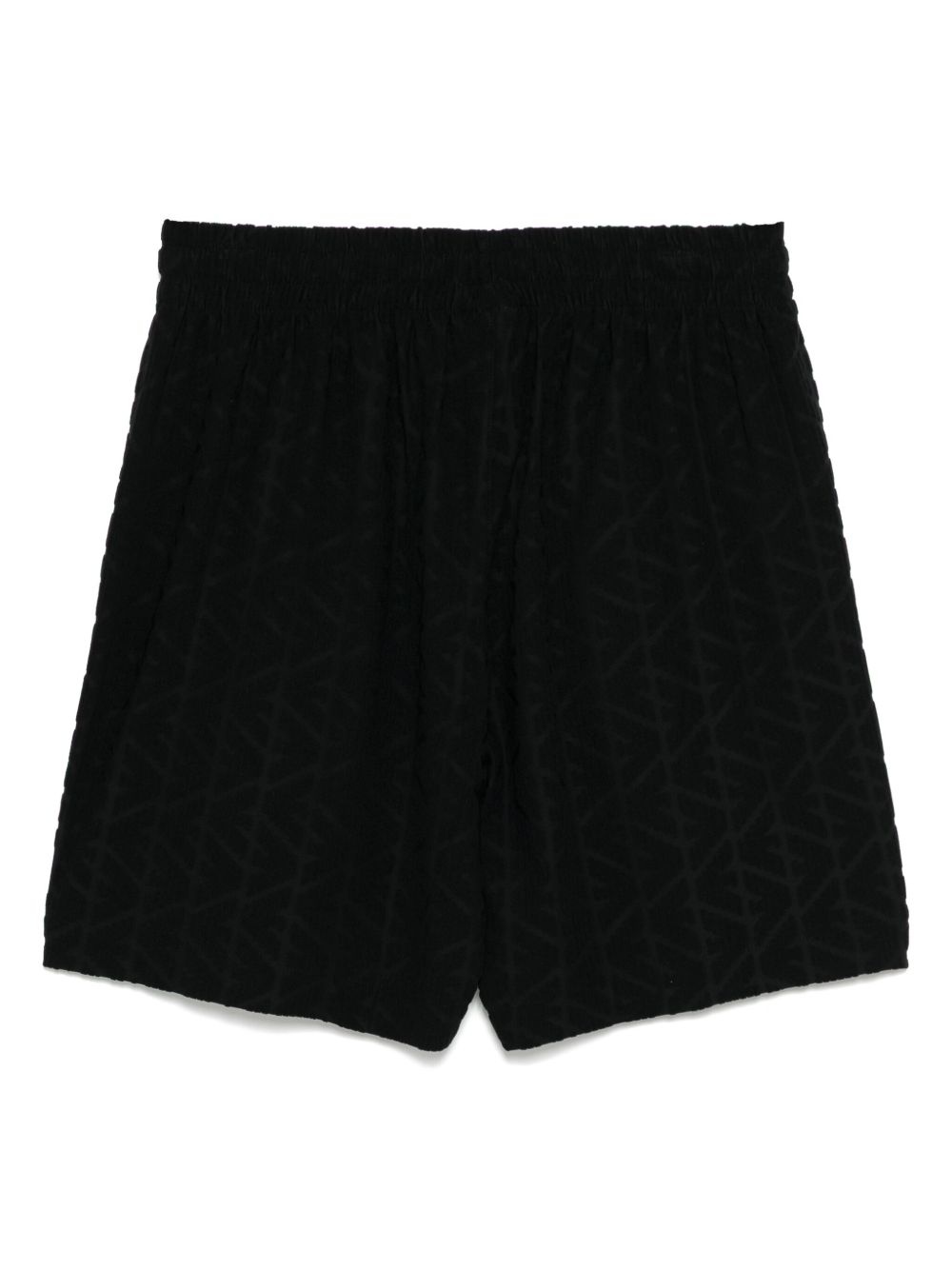 logo-embroidered shorts - 2