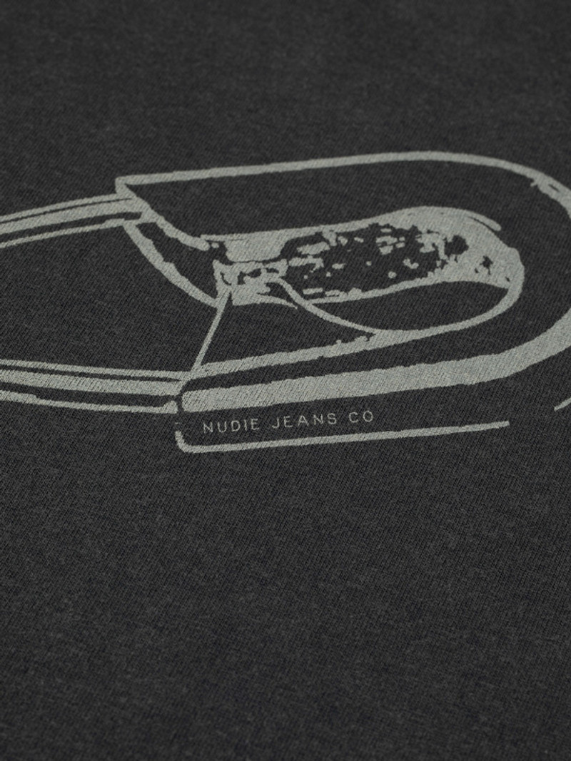 Nudie Jeans Roy Safety Pinfinity T-Shirt Antracite outlook