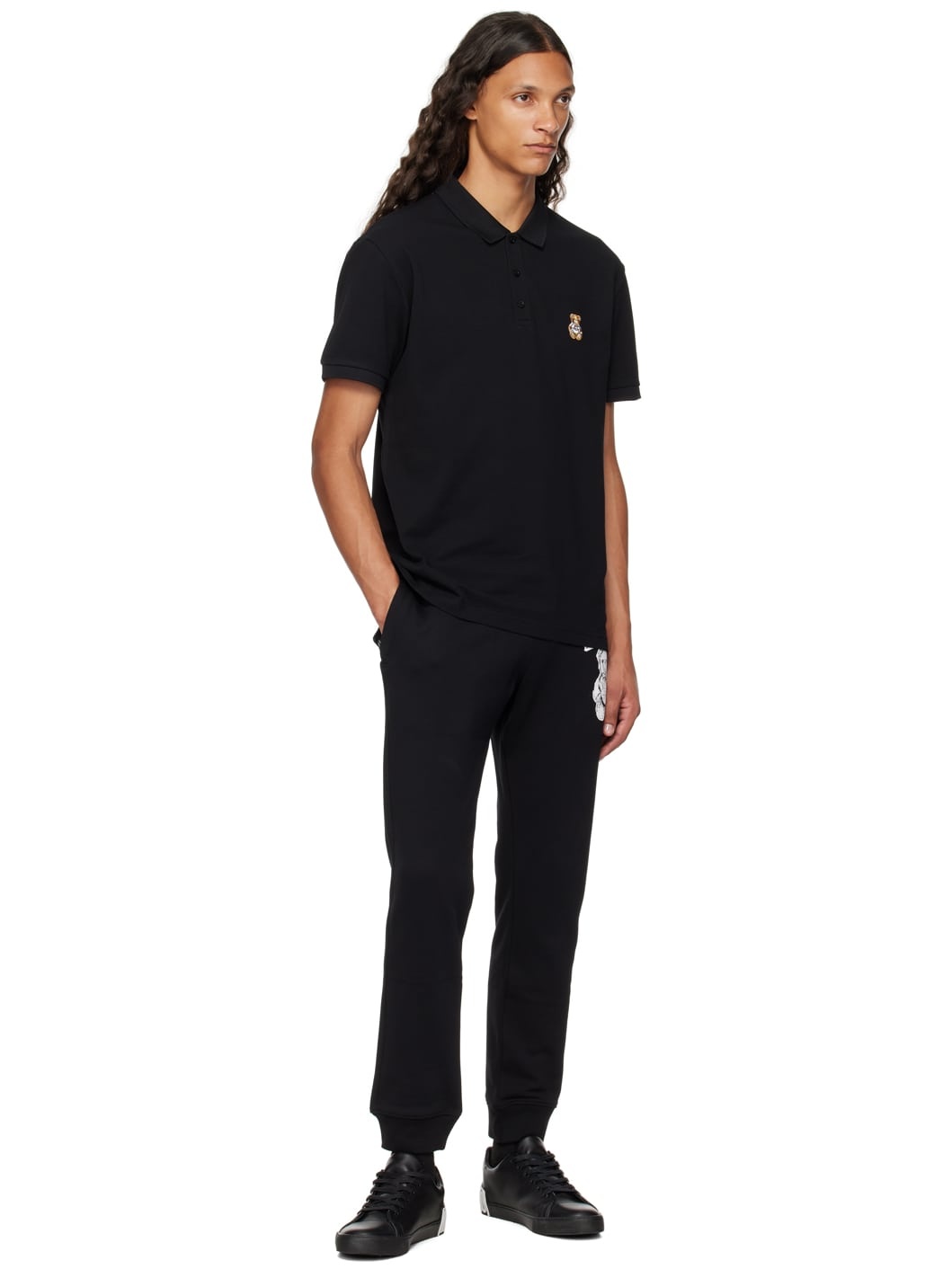 Black Teddy Patch Polo - 4