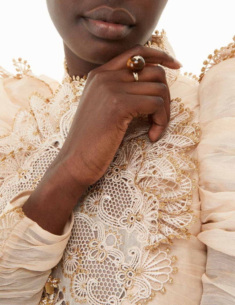 Zimmermann STATEMENT SEMI PRECIOUS RING outlook
