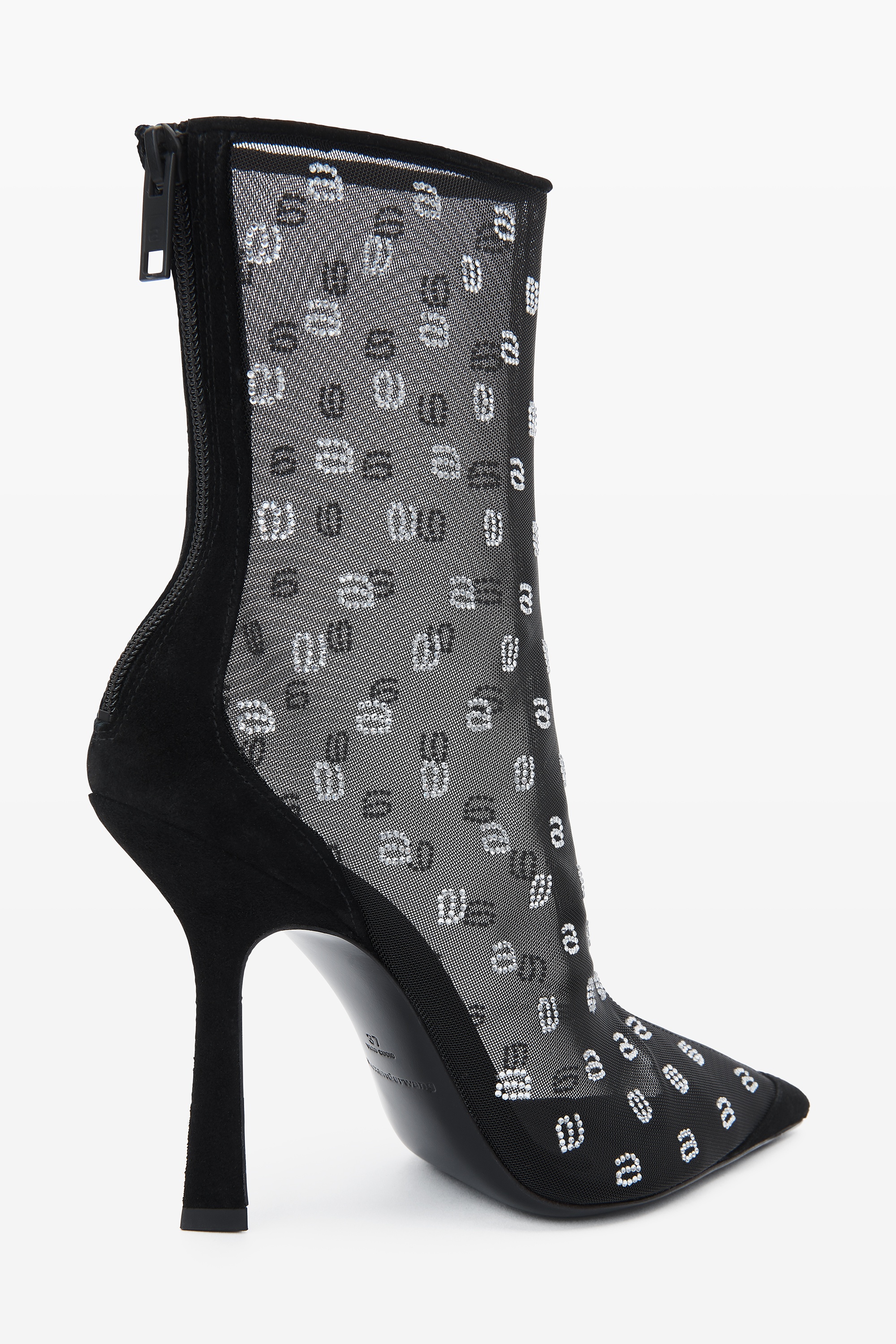 DELPHINE 105 BOOTIE IN MESH/CRYSTAL - 3