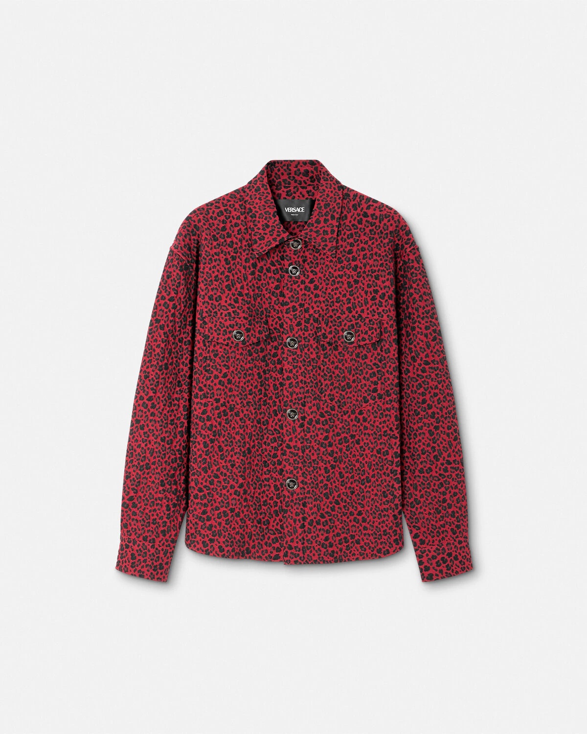 Leopard Jacquard Overshirt - 1