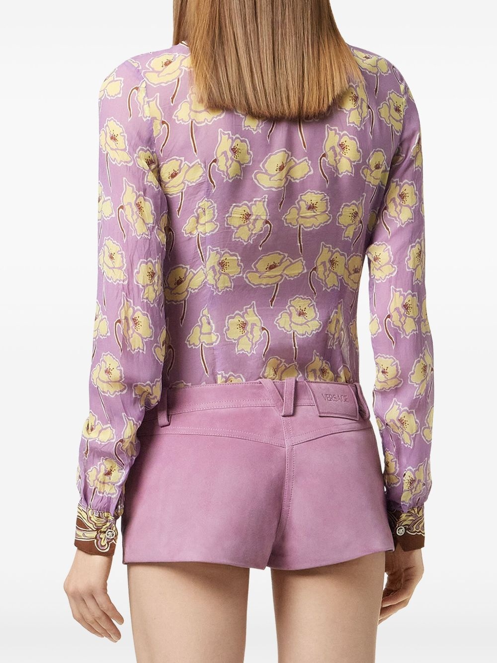 Poppies foulard shirt - 4