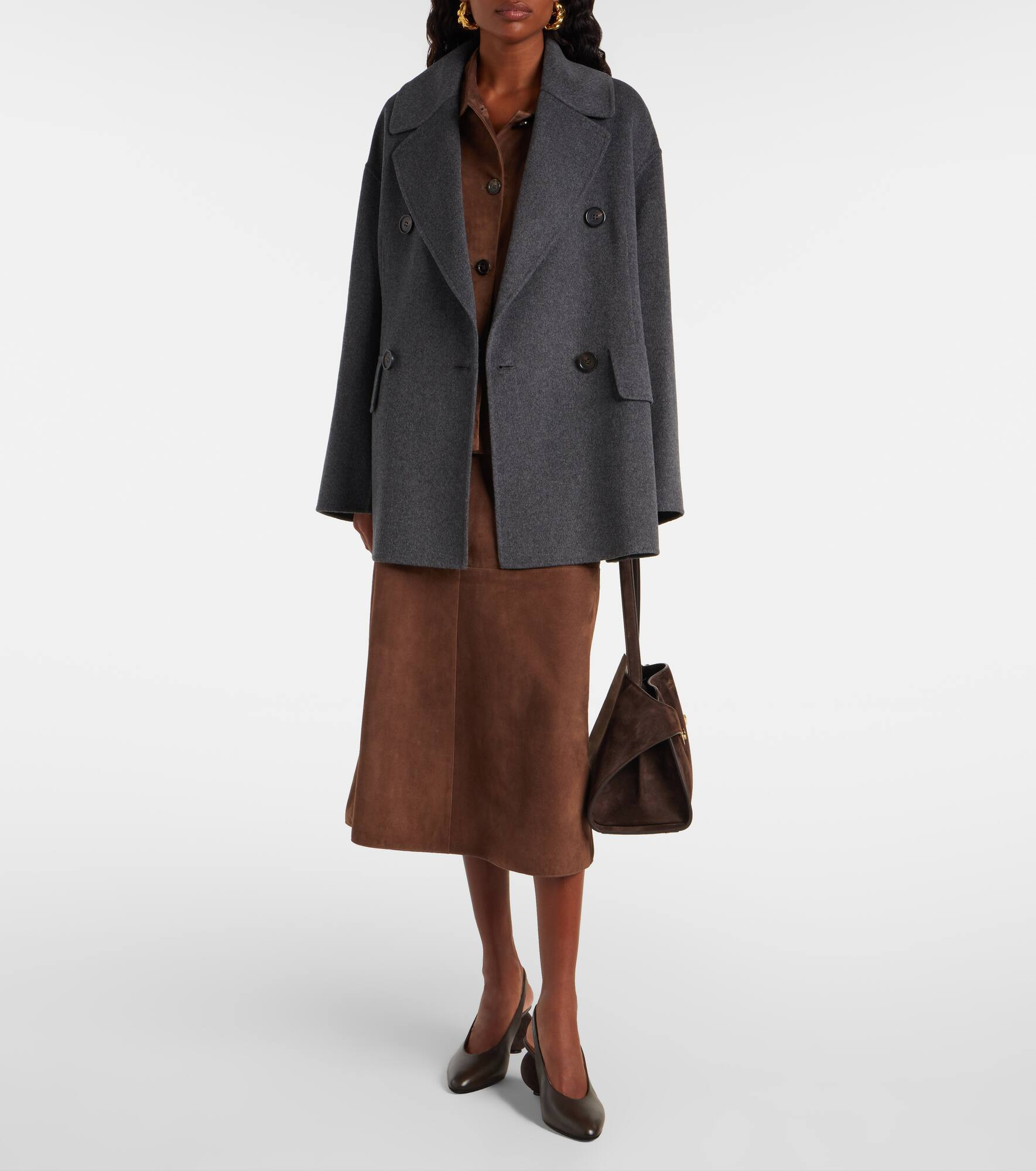 Ornella belted virgin wool coat - 2