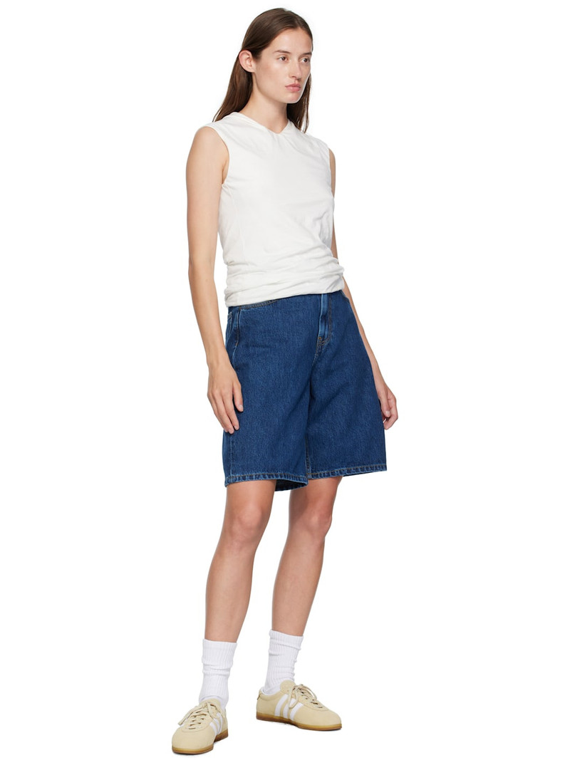 Carhartt Blue Brandon Denim Shorts outlook