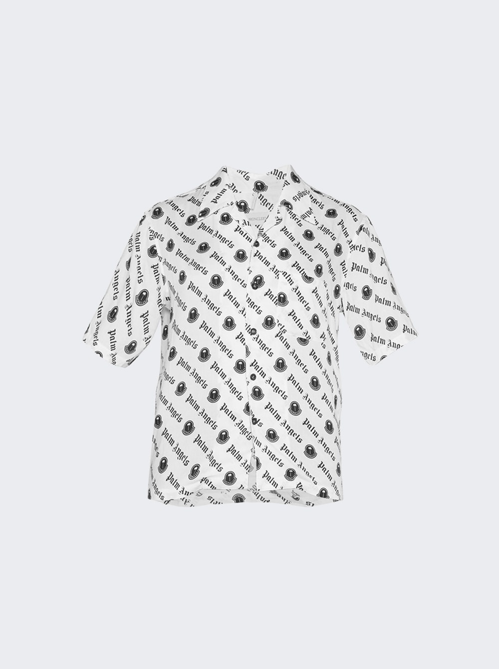 X Palm Angels Logo Printed Short Sleeve Shirt - 2