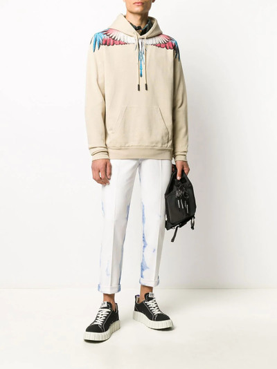 Marcelo Burlon County Of Milan Wings-print hoodie outlook