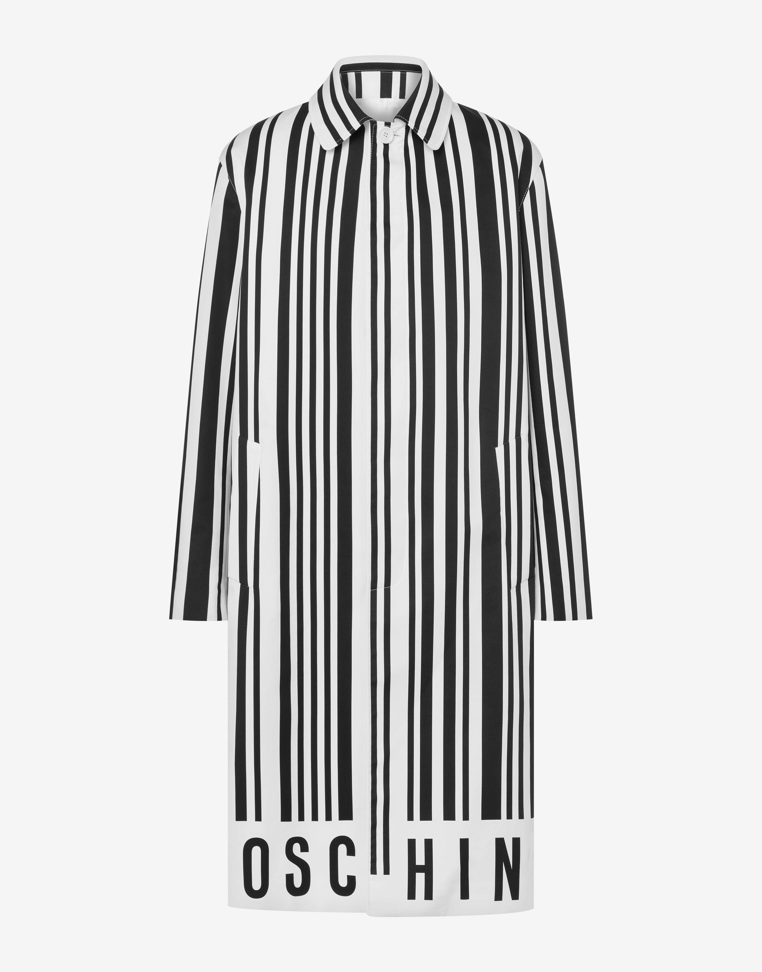 COTTON POPLIN TRENCH COAT BARCODE - 1