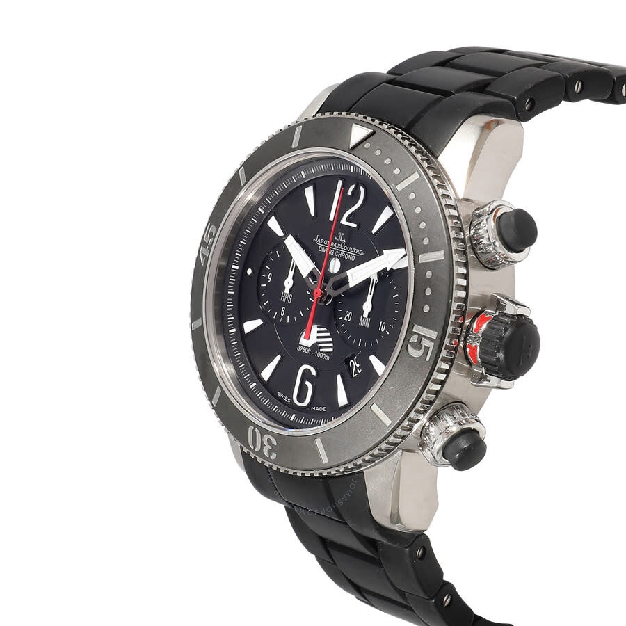 Pre-owned Jaeger LeCoultre Master Compressor Chronograph Automatic Day-Night Black Dial Men's Watch  - 2