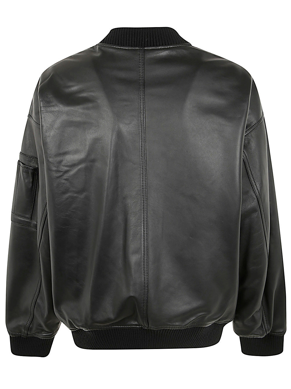 Dsquared2 Women Leather Oversize Bomber - 4