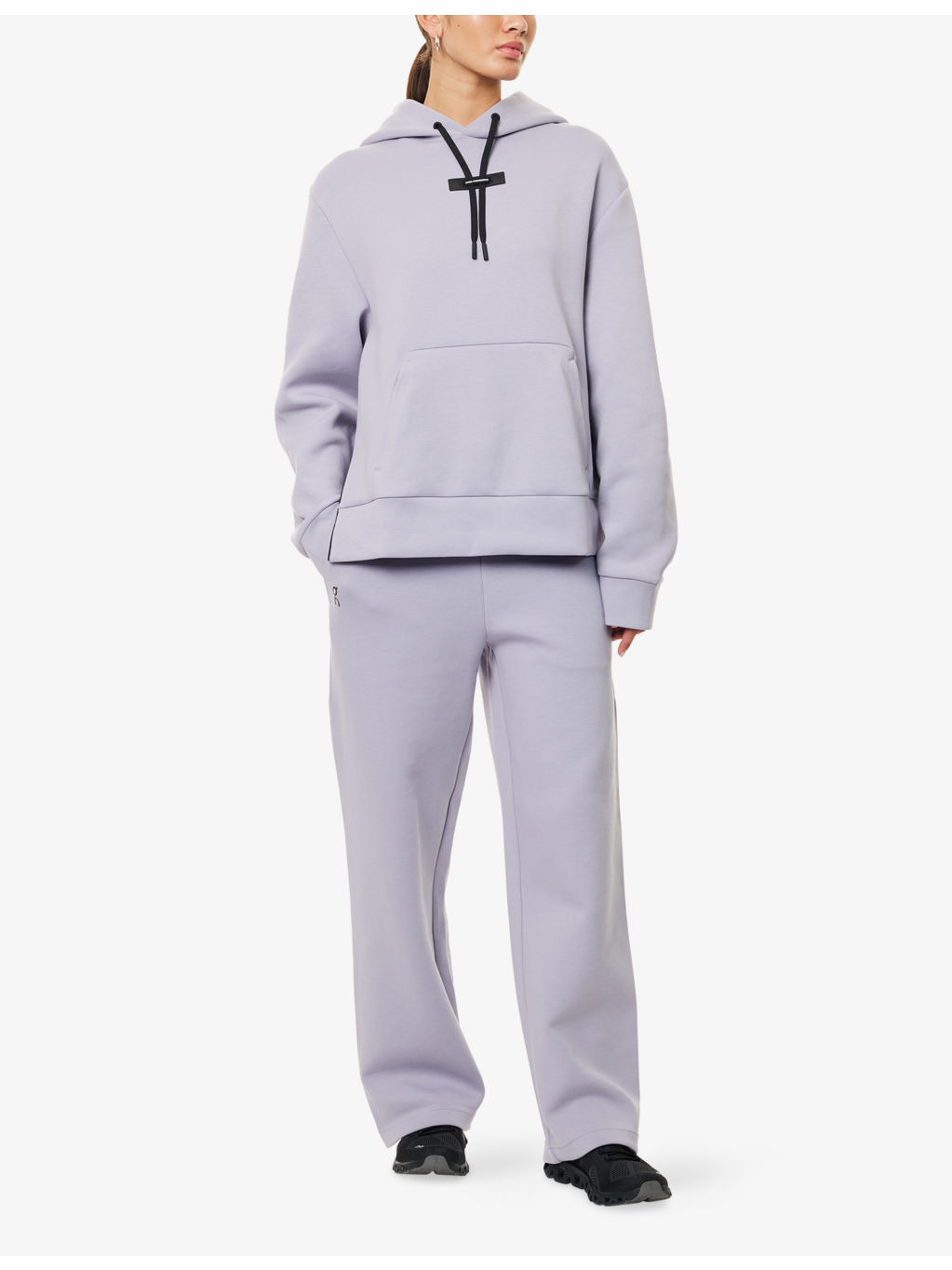Focus Tech Relaxed-Fit Stretch-Cotton Blend Hoodie - 2