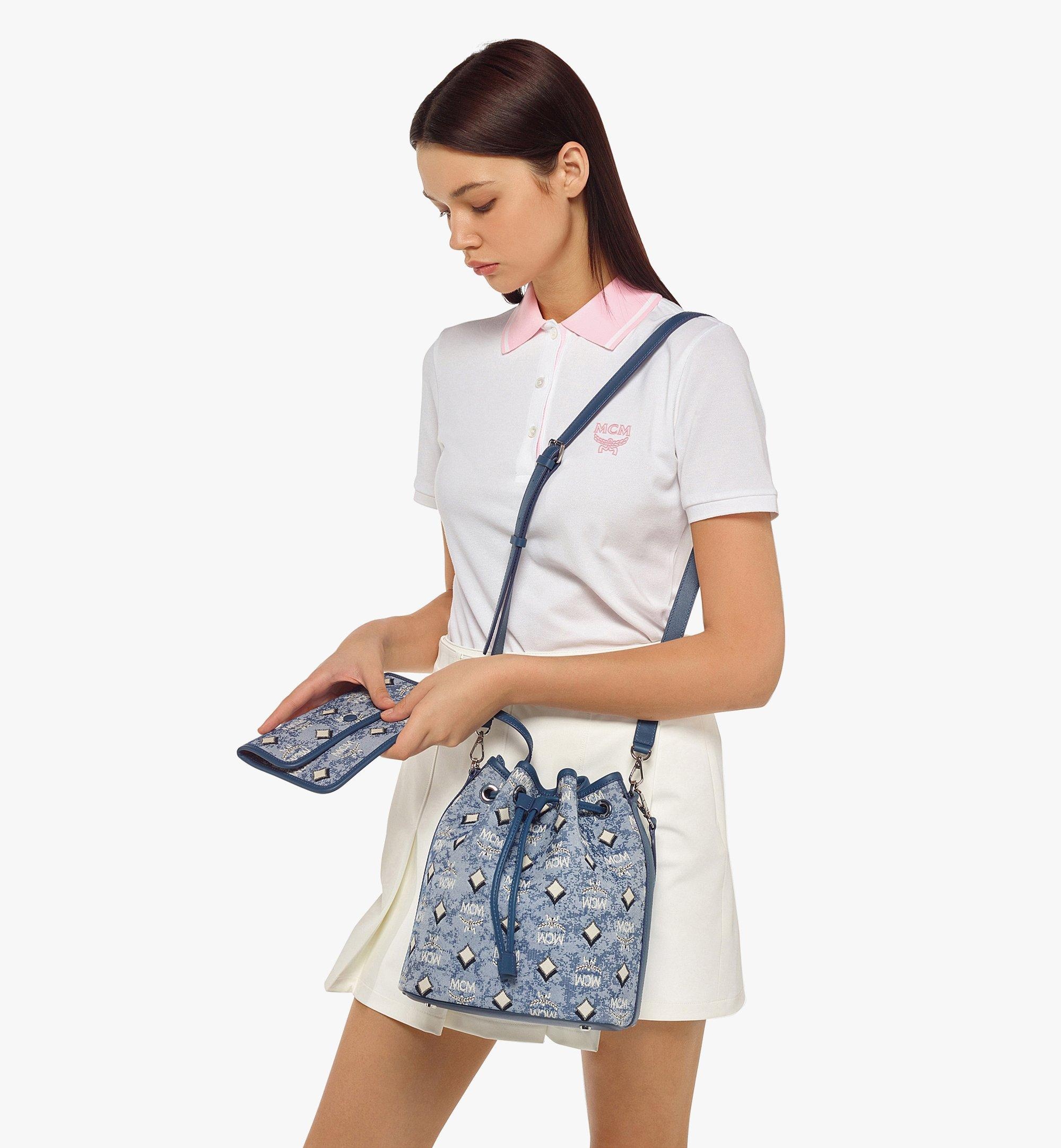 Dessau Drawstring Bag in Vintage Monogram Jacquard - 7