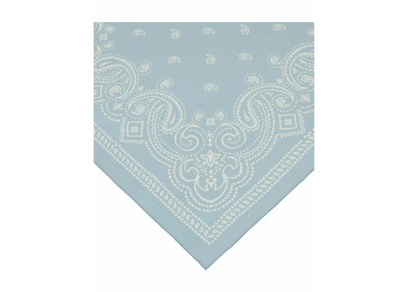 Givenchy Cotton Printed Bandana Sky Blue White - 4