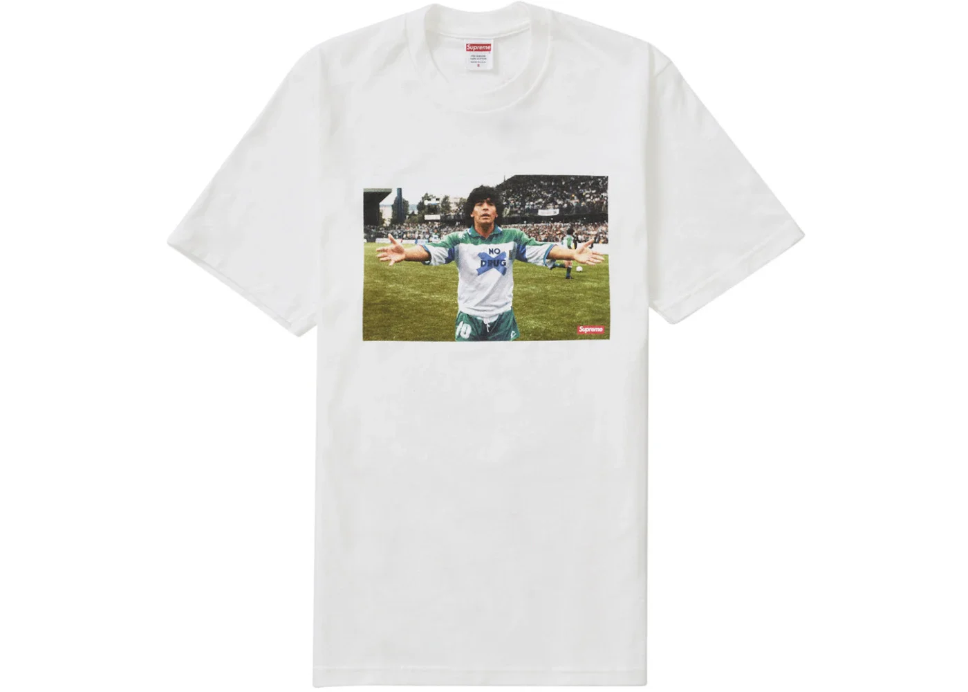 Supreme Supreme Maradona Tee White | REVERSIBLE