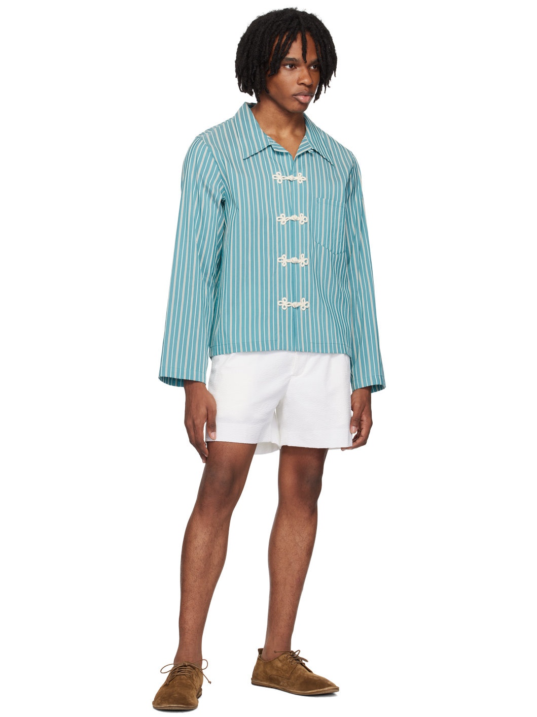 Blue Shore Stripe Shirt - 4