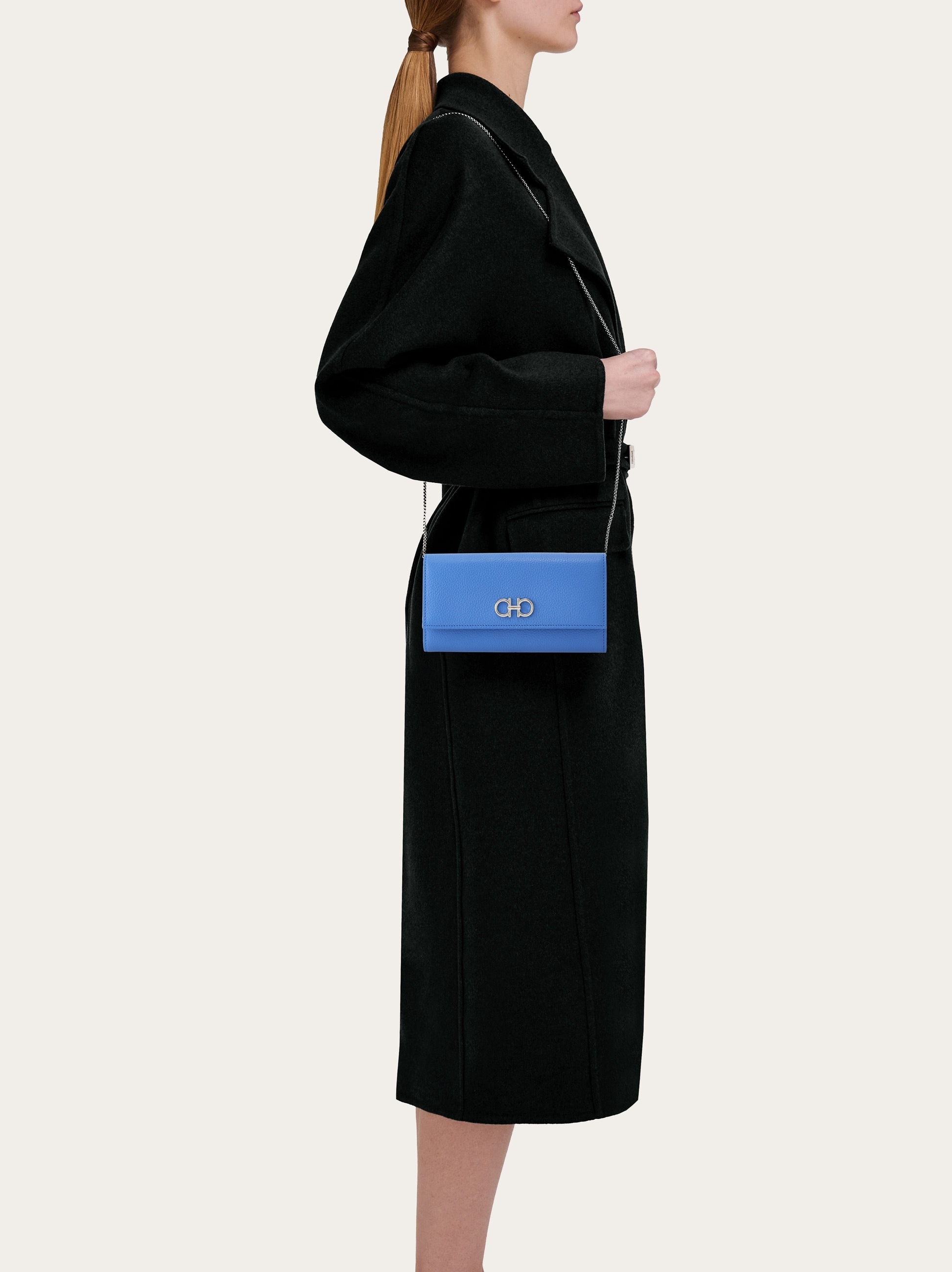 Gancini wallet with shoulder strap - 6