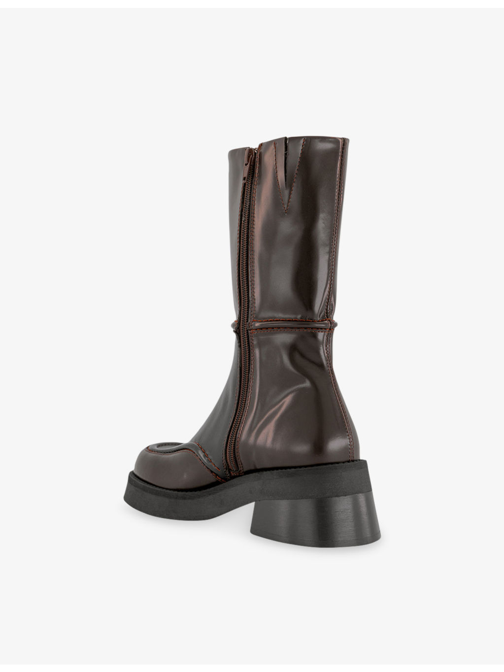 Inne Leather Mid-Calf Boots - 3