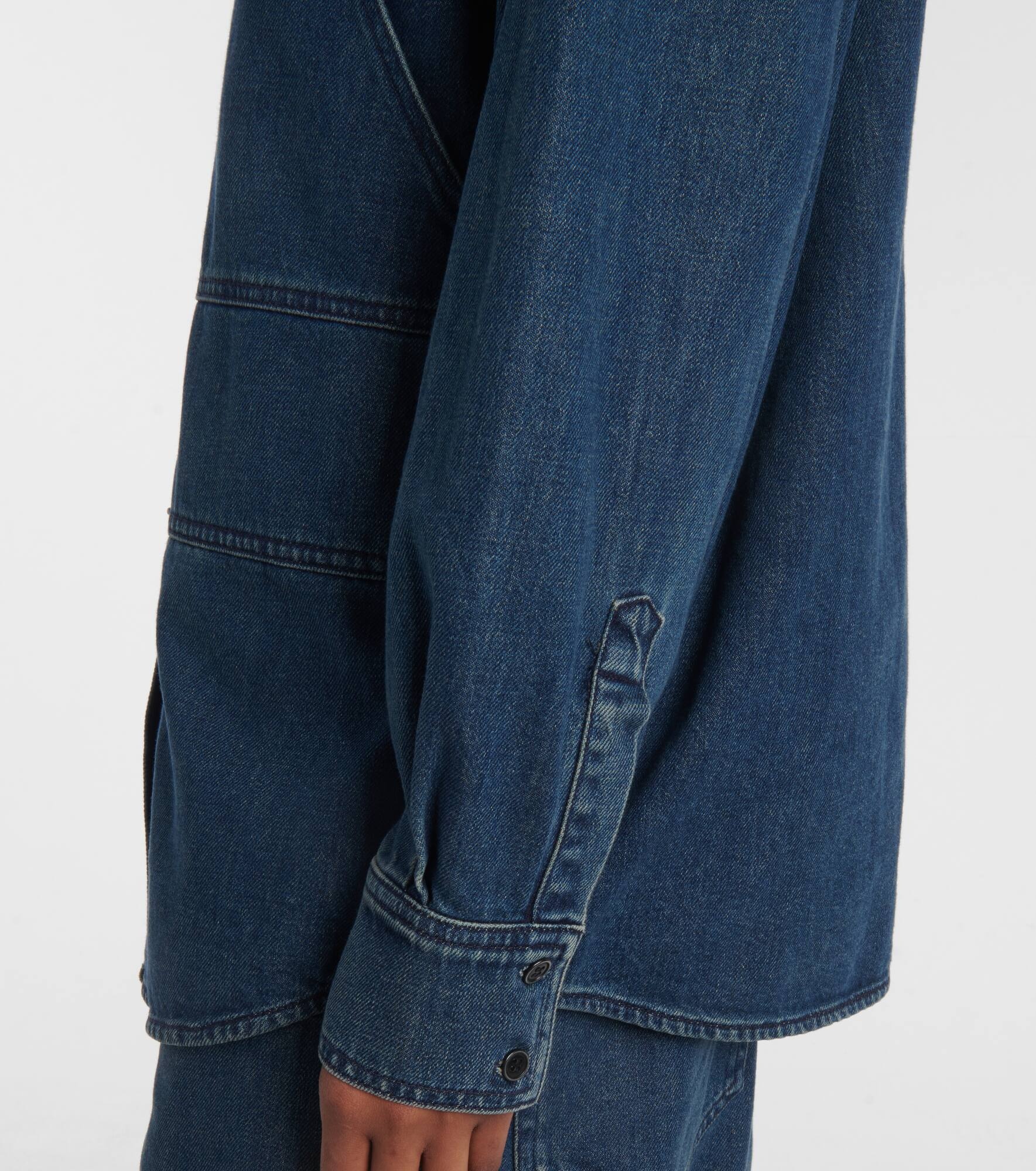 Okely denim overshirt - 5