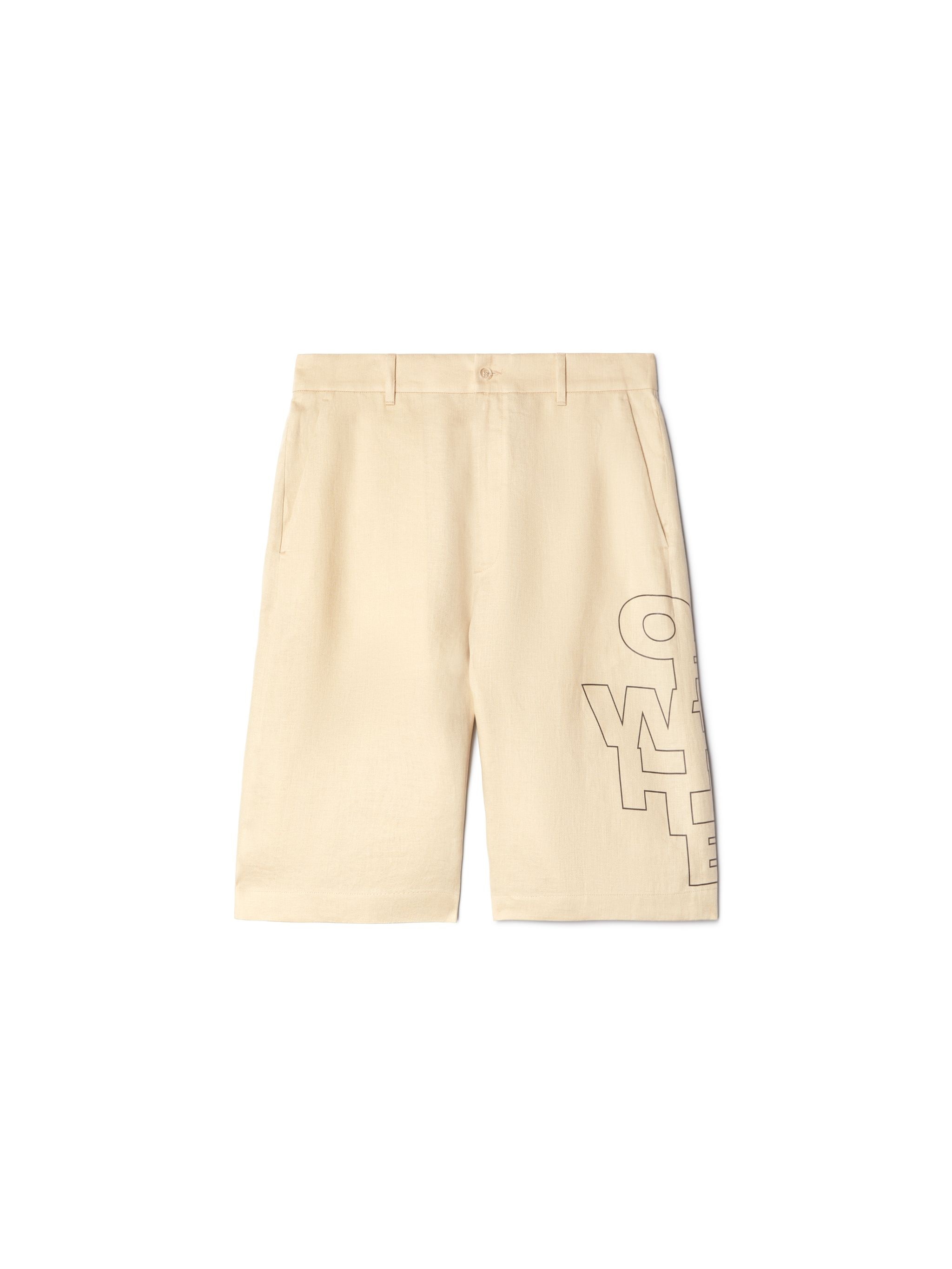 Outline Arrow Linen Short - 1