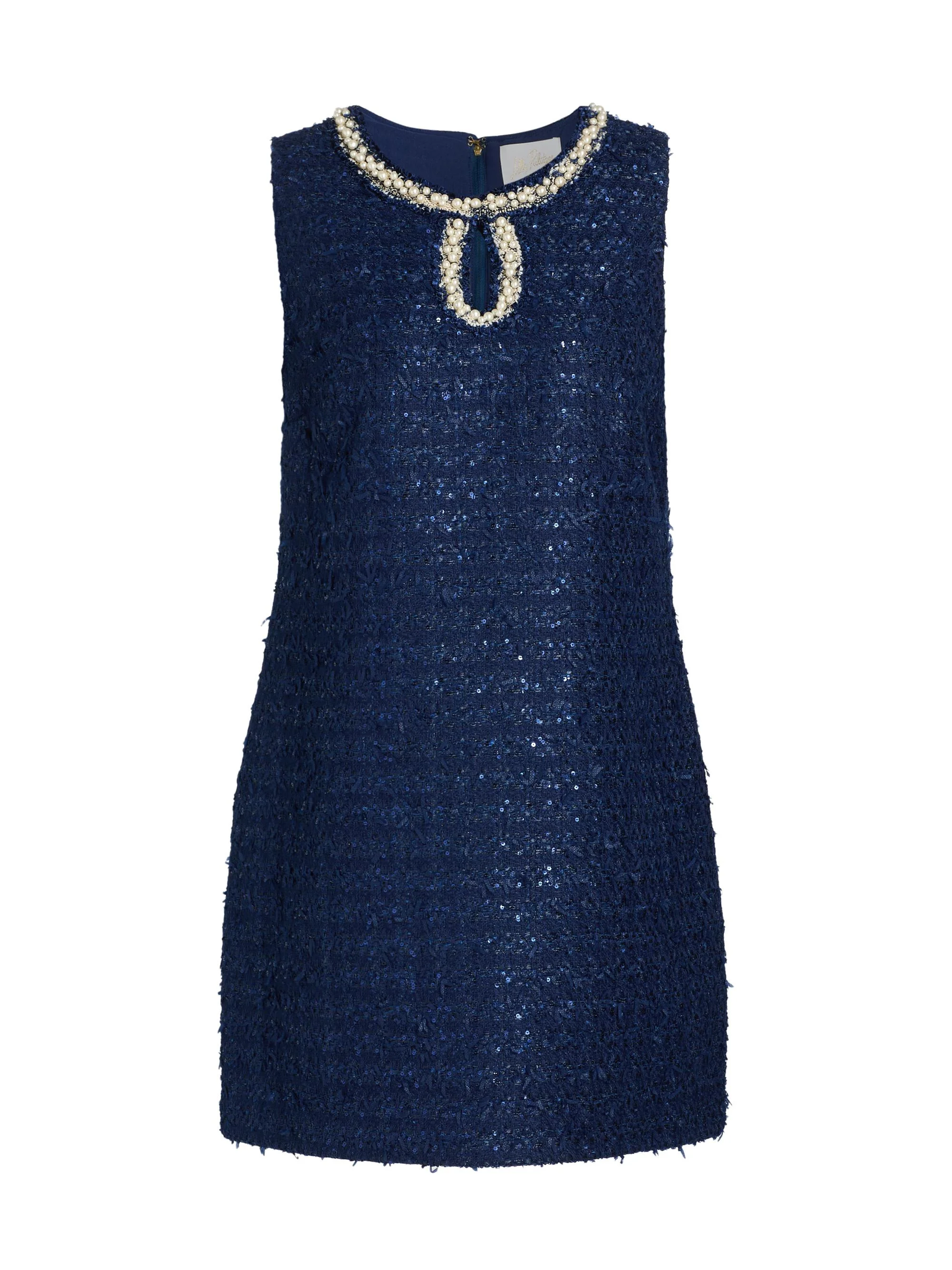 Women's Ronan Metallic Tweed Romper - Low Tide Navy - 1