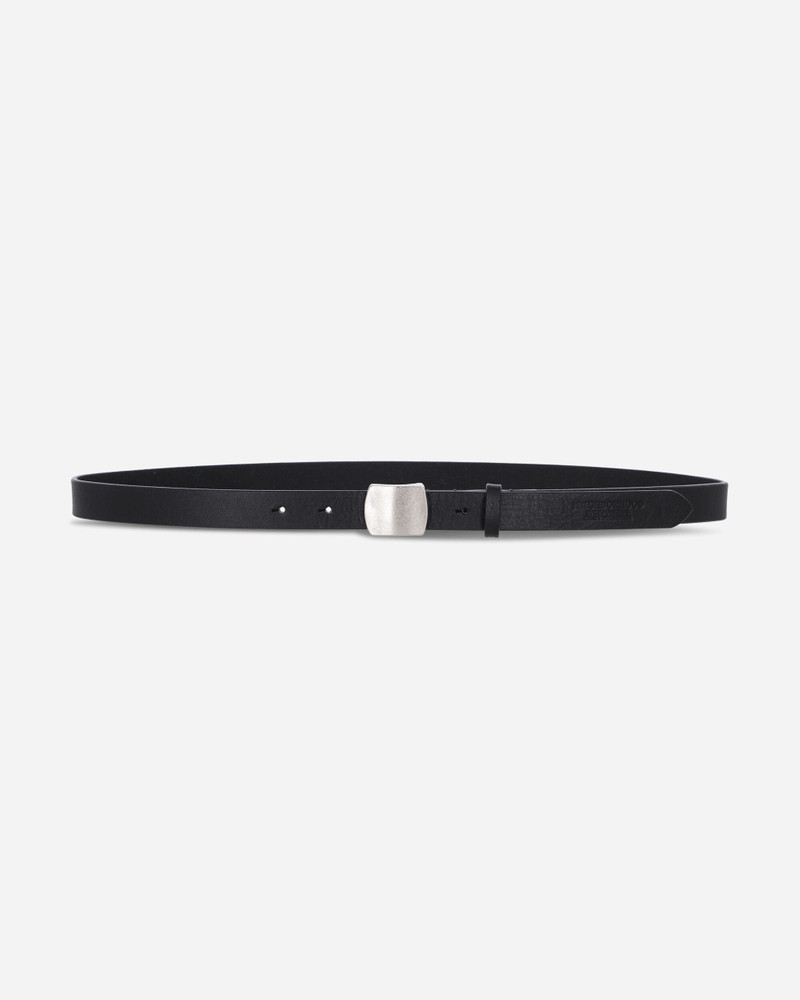NEIGHBORHOOD Leather Belt Narrow Black outlook