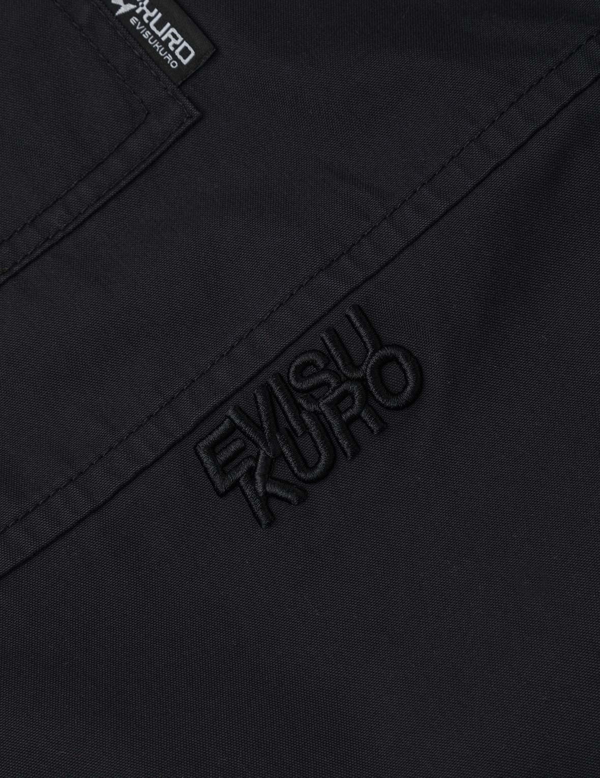 Logo and Seagull Embroidery with Detachable Sleeves Loose Fit Shirt Jacket - 7