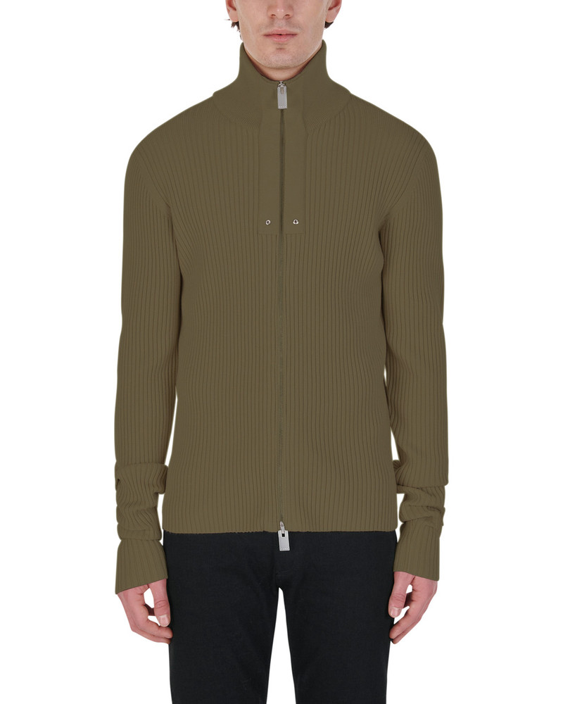1017 ALYX 9SM SMALL RIB ZIP UP SWEATER outlook
