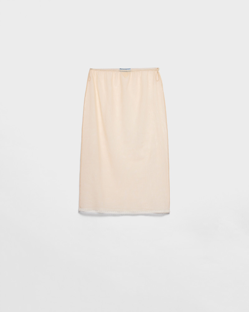 Cotton tulle slip 1