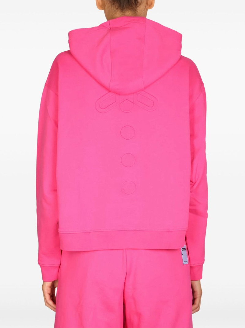embossed hooded sweatshirt 3