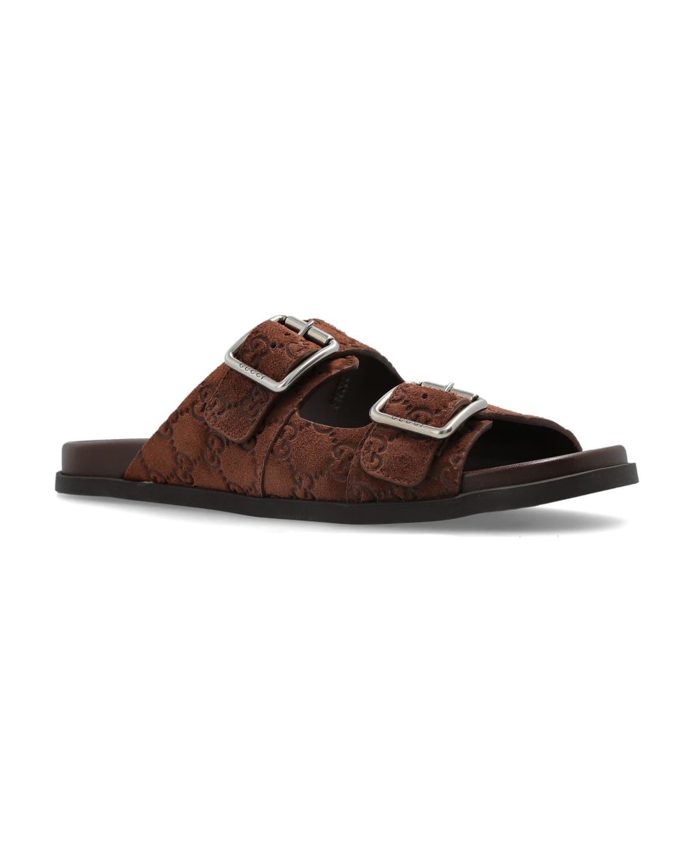 Gucci Suede Slides - 4