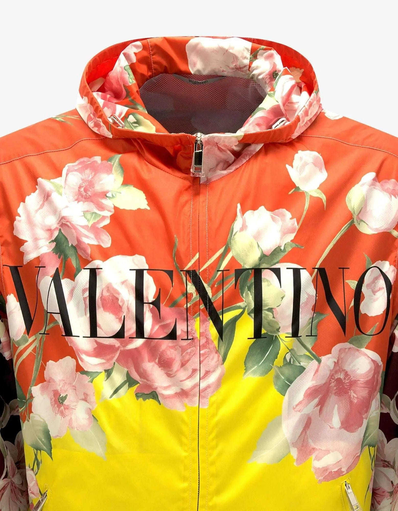 Valentino Flying Flowers Print Nylon Windbreaker - 3