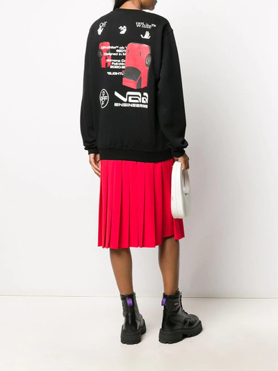 Off-White Cars print sweatshirt outlook