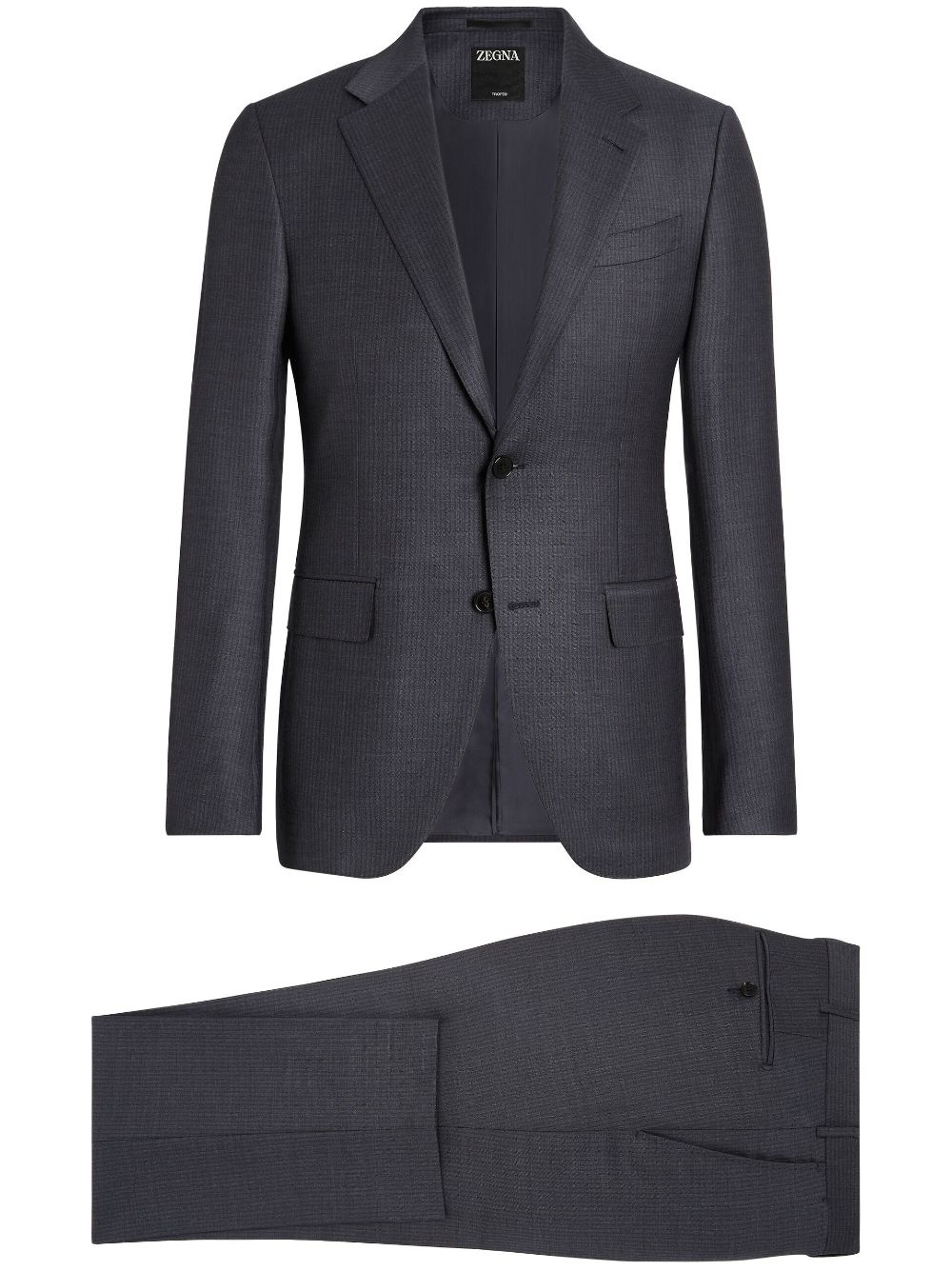 Trofeo single-breasted wool suit - 1