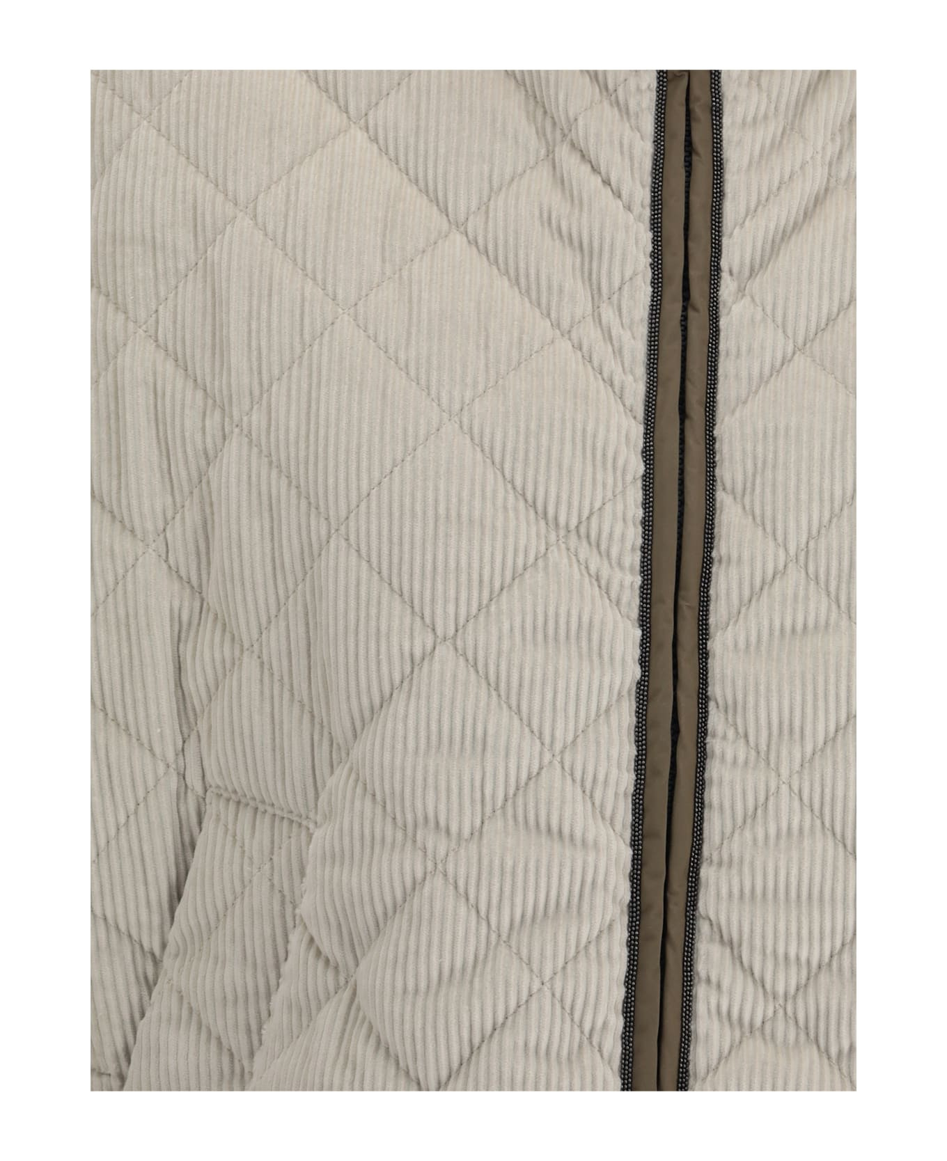 Corduroy Quilted Jacket - 3