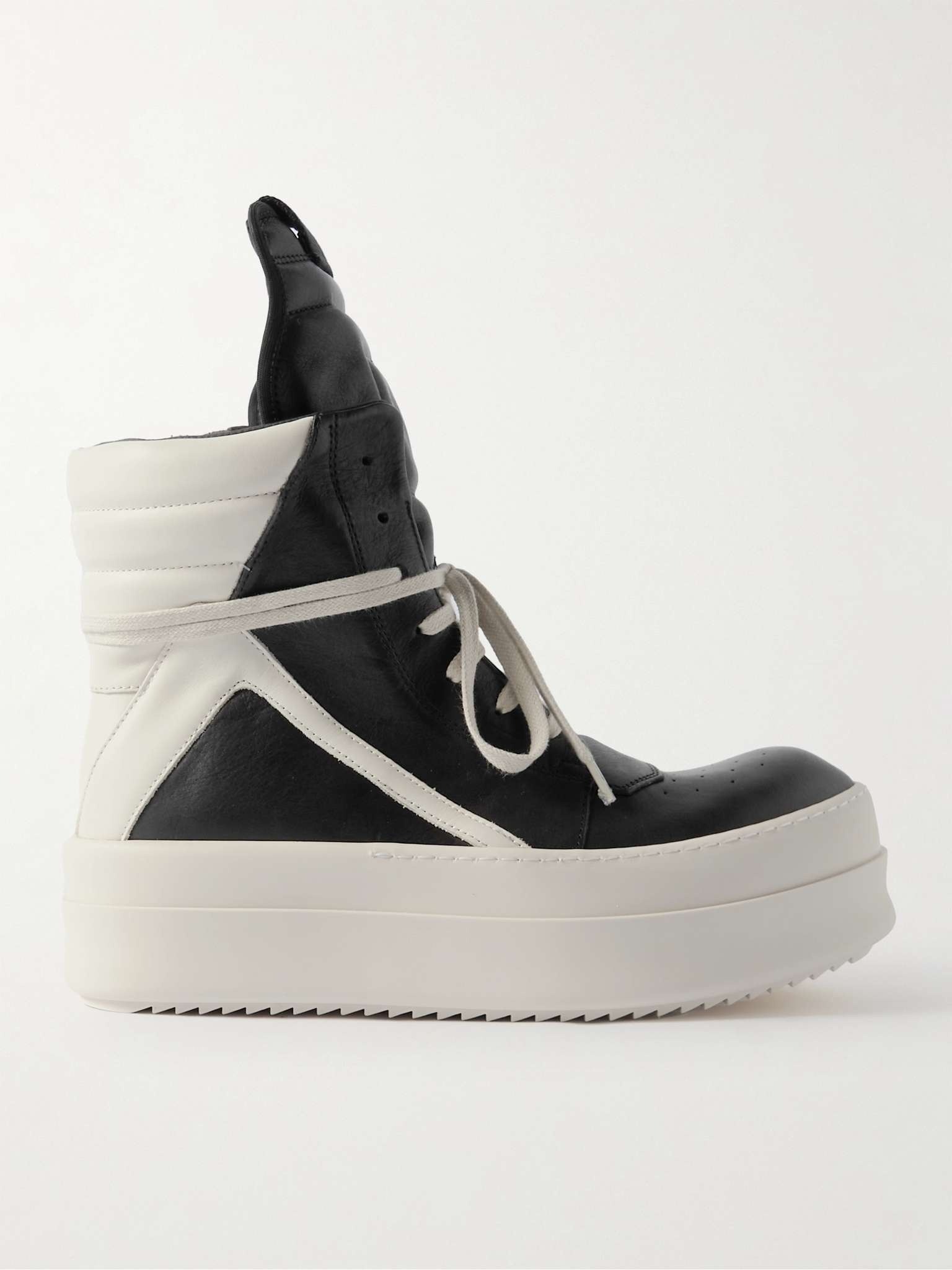Rick Owens Geobasket Mega Bumper Exaggerated-Sole Two-Tone