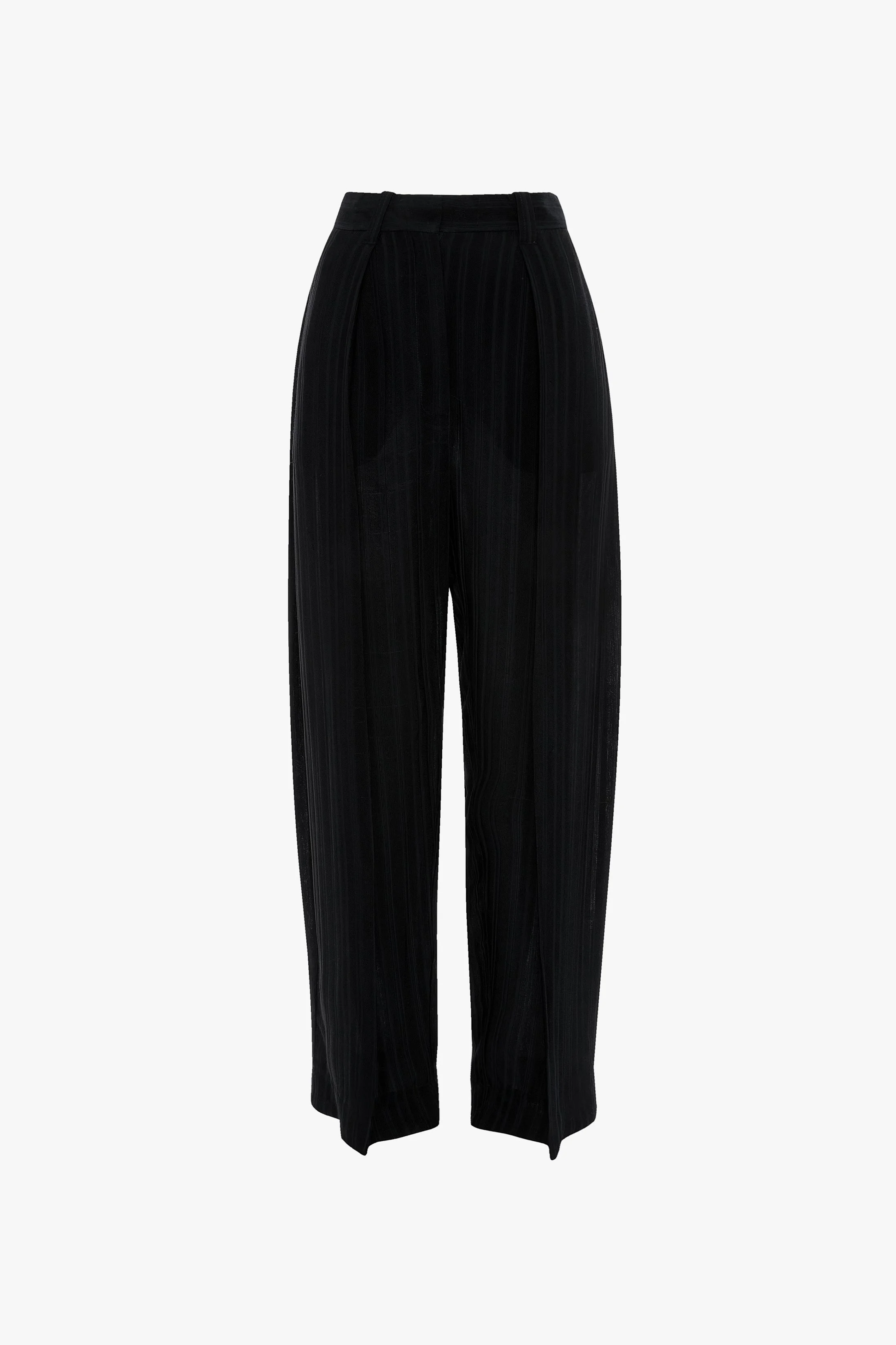 Wide Leg Trouser In Navy - 1