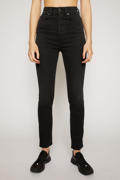 Acne Studios Super high-rise skinny jeans washed black outlook