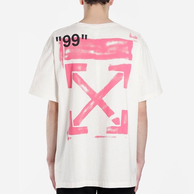 Off-White Stencil Logo T-Shirt 'White' OMAA038R191850150228 - 4