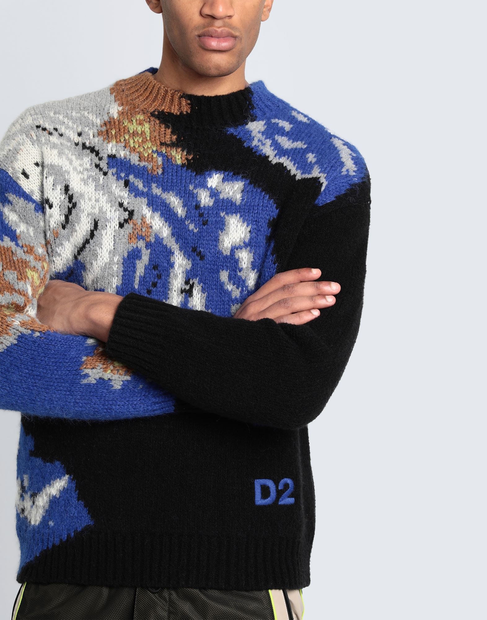 Blue Men's Sweater - 4