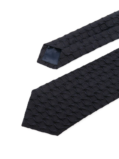 EMPORIO ARMANI geometric-pattern tie outlook