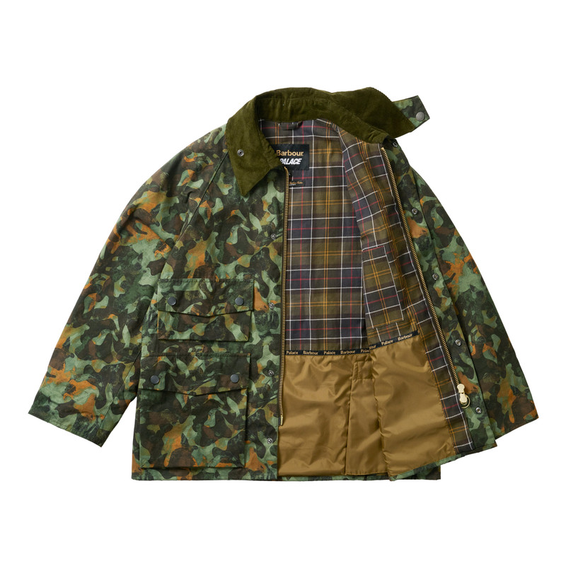 PALACE PALACE BARBOUR BEDALE CASUAL JACKET KELP FOREST CAMO outlook